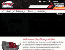 Tablet Screenshot of graytran.com